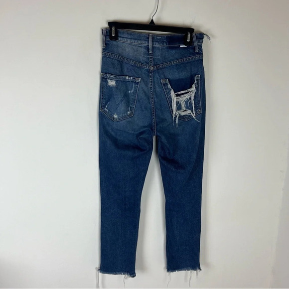 MOTHER SUPERIOR The Dazzler Shift Jeans Your Treat or Mine? Distressed Size 27 - Picture 5 of 11